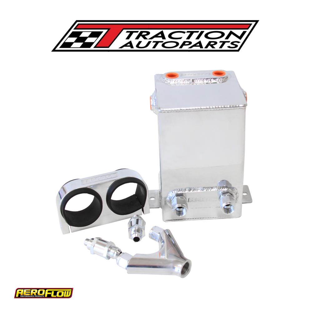 Dual Fuel Pump Surge Tank Kit Polished 3.1 l Capacity