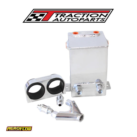 Dual Fuel Pump Surge Tank Kit Polished 3.1 l Capacity