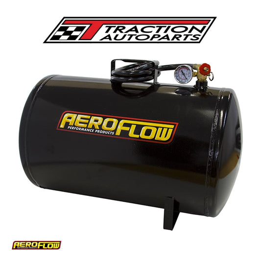 10 Gal Portable Air Tank Blackwith Tank Valve 125 Max Operat