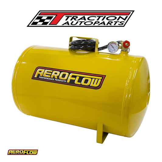 10 Gal Portable Air Tank Yellowith Tank Valve 125 Max Operat