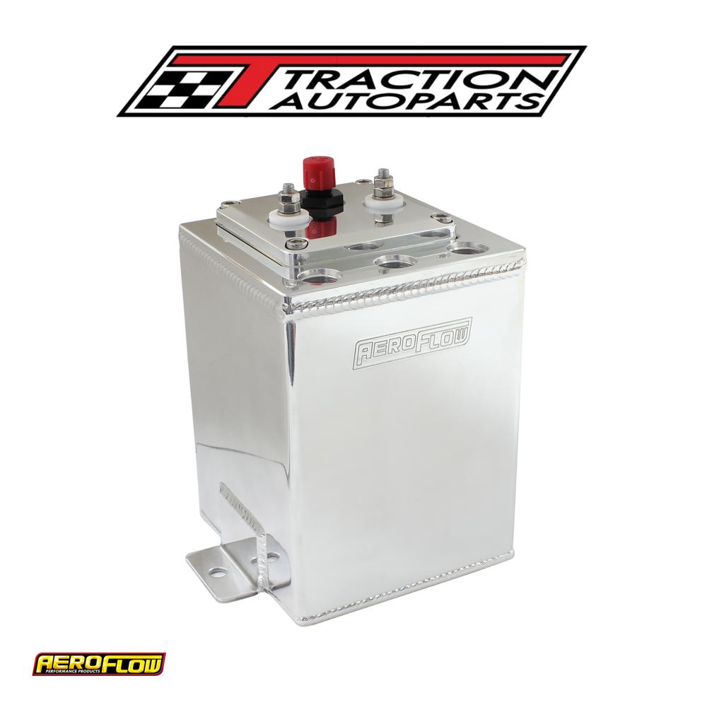 Single Pump Surge Tank Suits 40 mm Fuel Pumps Polished