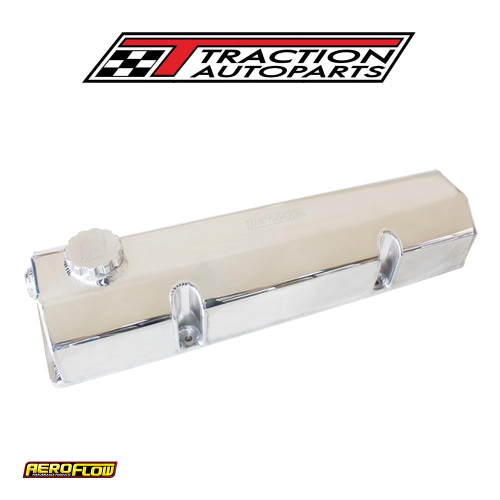 350 Sb Chev Fabricated Valve Covers Polished Early Sbc