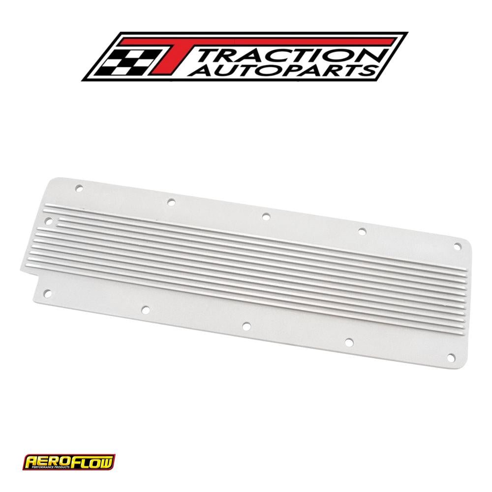 Gm Ls 2 Finned Valley Plate Cover Natural Cast Alloy Ls 3 Lsx Aeroflow - Af 77-5028