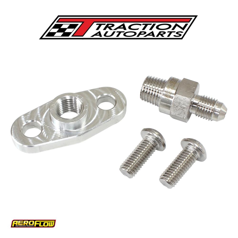 38 mm Turbo Oil Feed Plate 1/4" Npt Port Boosted Turbos