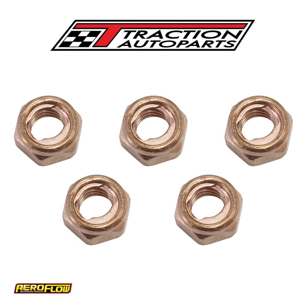 Turbo Copper Nut Kit M 8 x 1.25 mmpack Of 5 Nuts M 8 X 1.25 mm