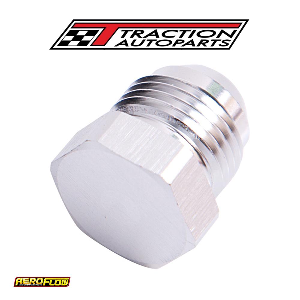 Flare Plug Male -6 an Silver Male Flare Plug -6 an