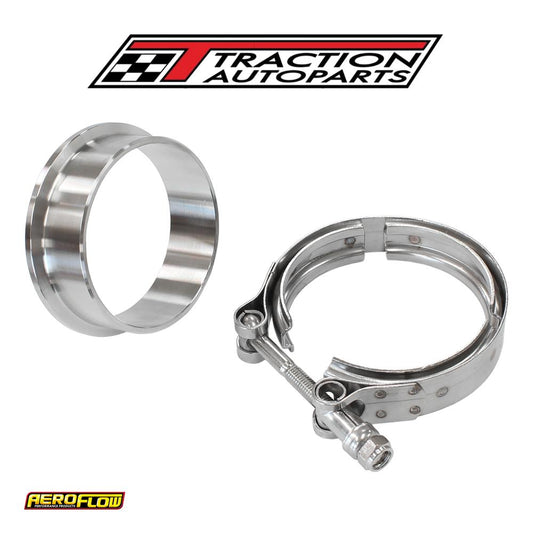3.62" O.d SS Boosted V-band Kitsuits 7875 Dual V Band T/o