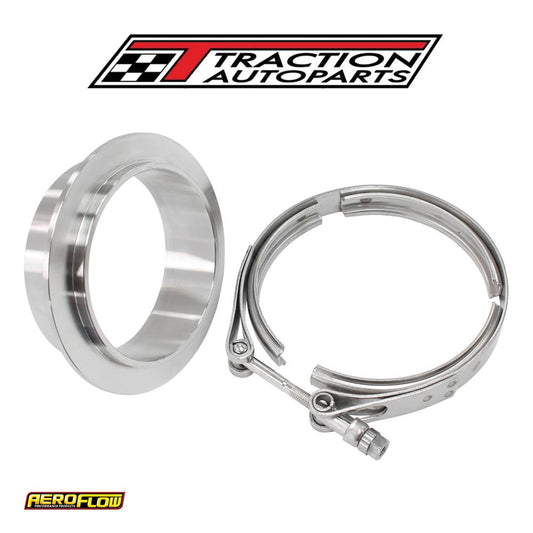 4.61" O.d SS Boosted V-band Kitsuits 7575 7588 S/s V Band T/o