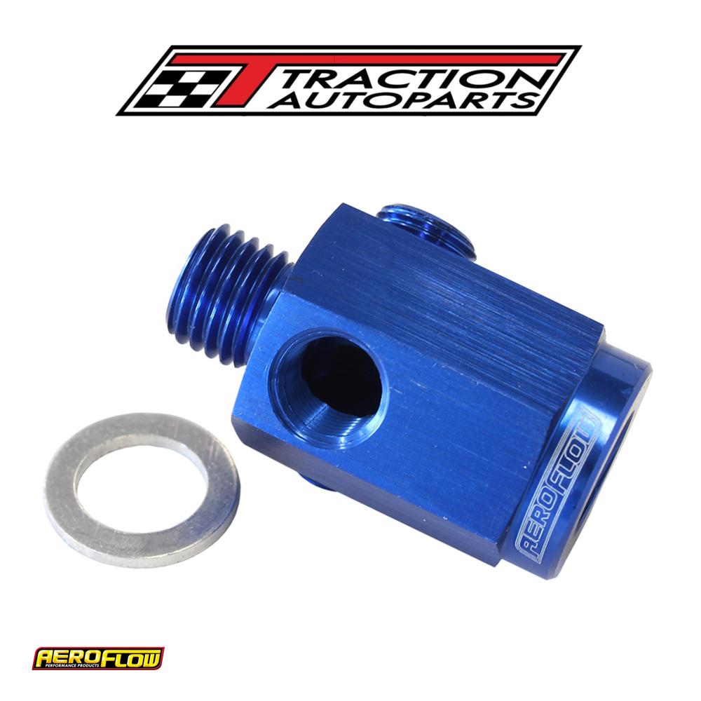 M 16 X 1.5 Extension With 1/8" Npt Port Blue