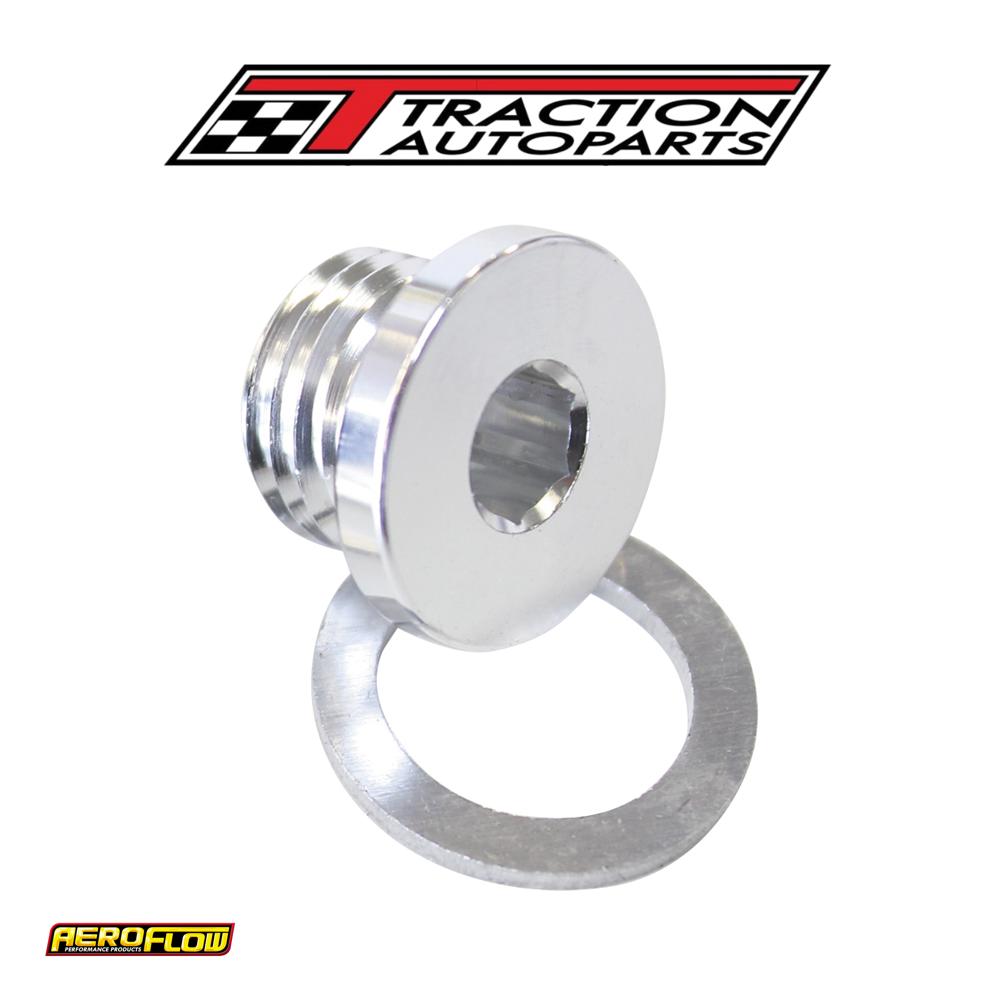 Metric Port Plug M 18 X 1.5 Silver Low Profile Hex Plug