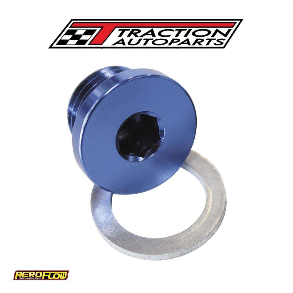 Metric Port Plug M 18 X 1.5 Blue Low Profile Hex Plug