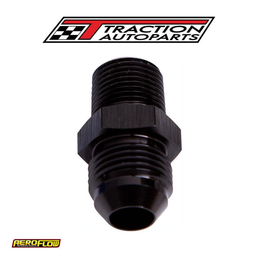 Male Flare -10 an To 1/4" Npt Black Male Flare To Npt Adapte