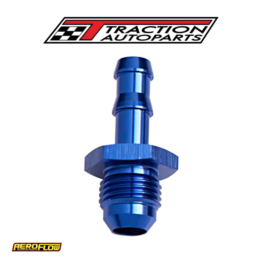 8 mm Barb To -6 an Adapter Blue Male 8 mm To Male -6 an