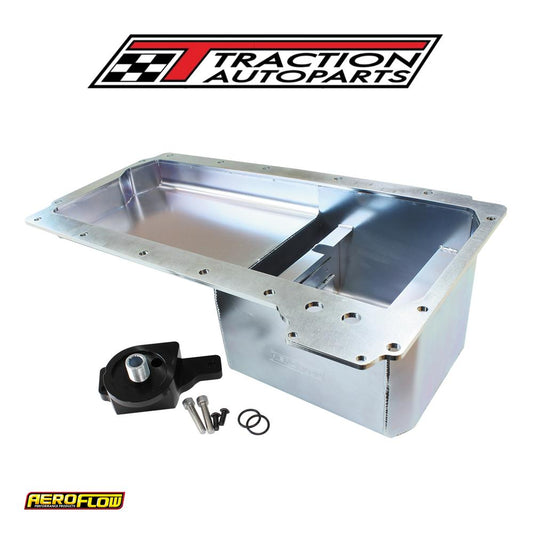 Gm Ls Fab Pan With Oil Filter Rear Sump Hq-wb Style Pan