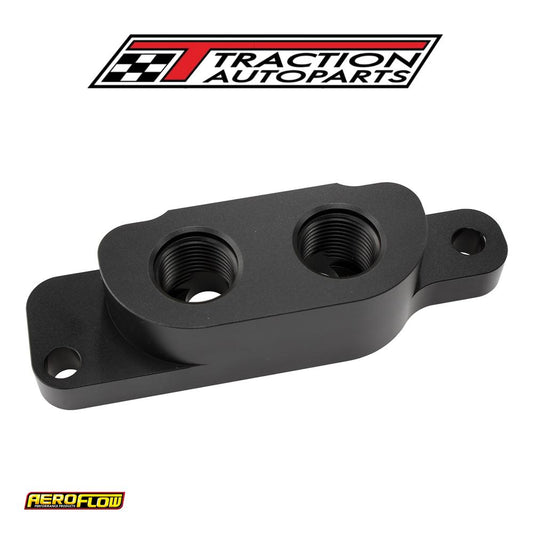 Gm Ls Oil Block Adapter Suits Front/rear Sump Pan