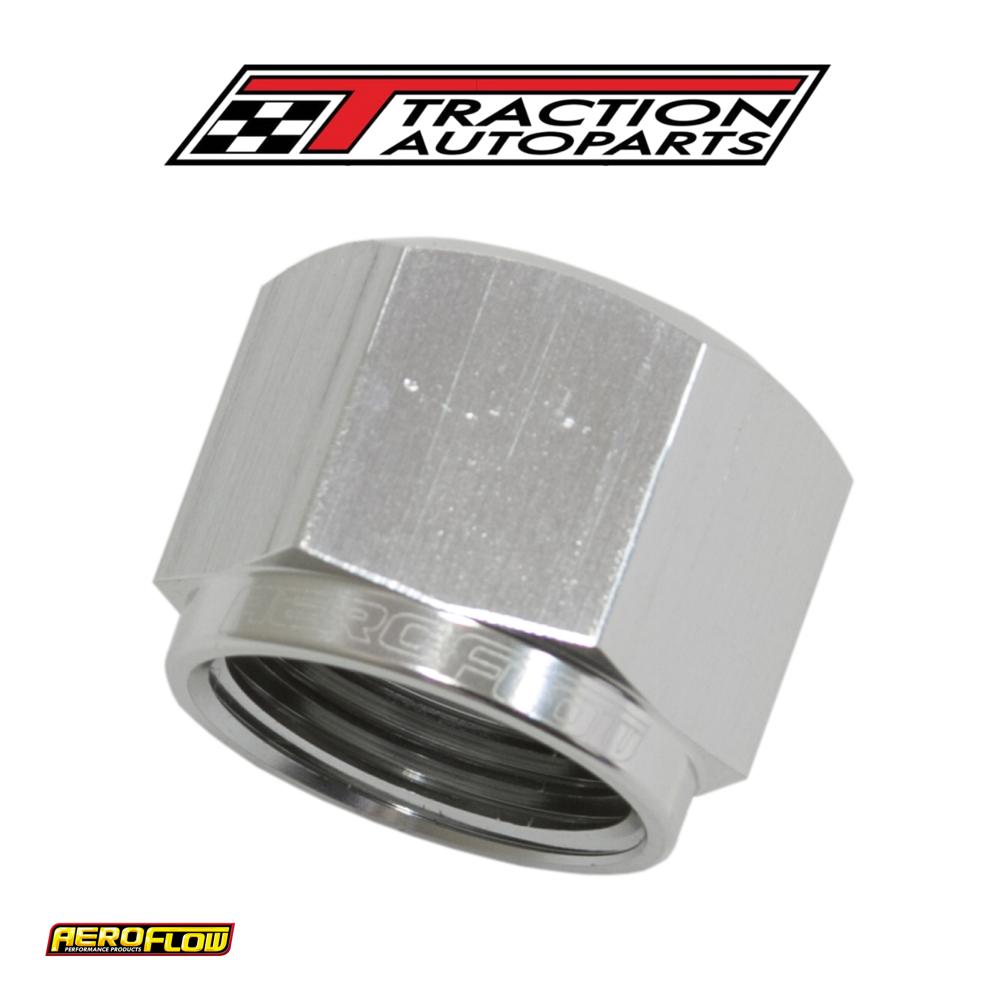 Flare Cap Female -20 an Silver -20 an Female Blank Off