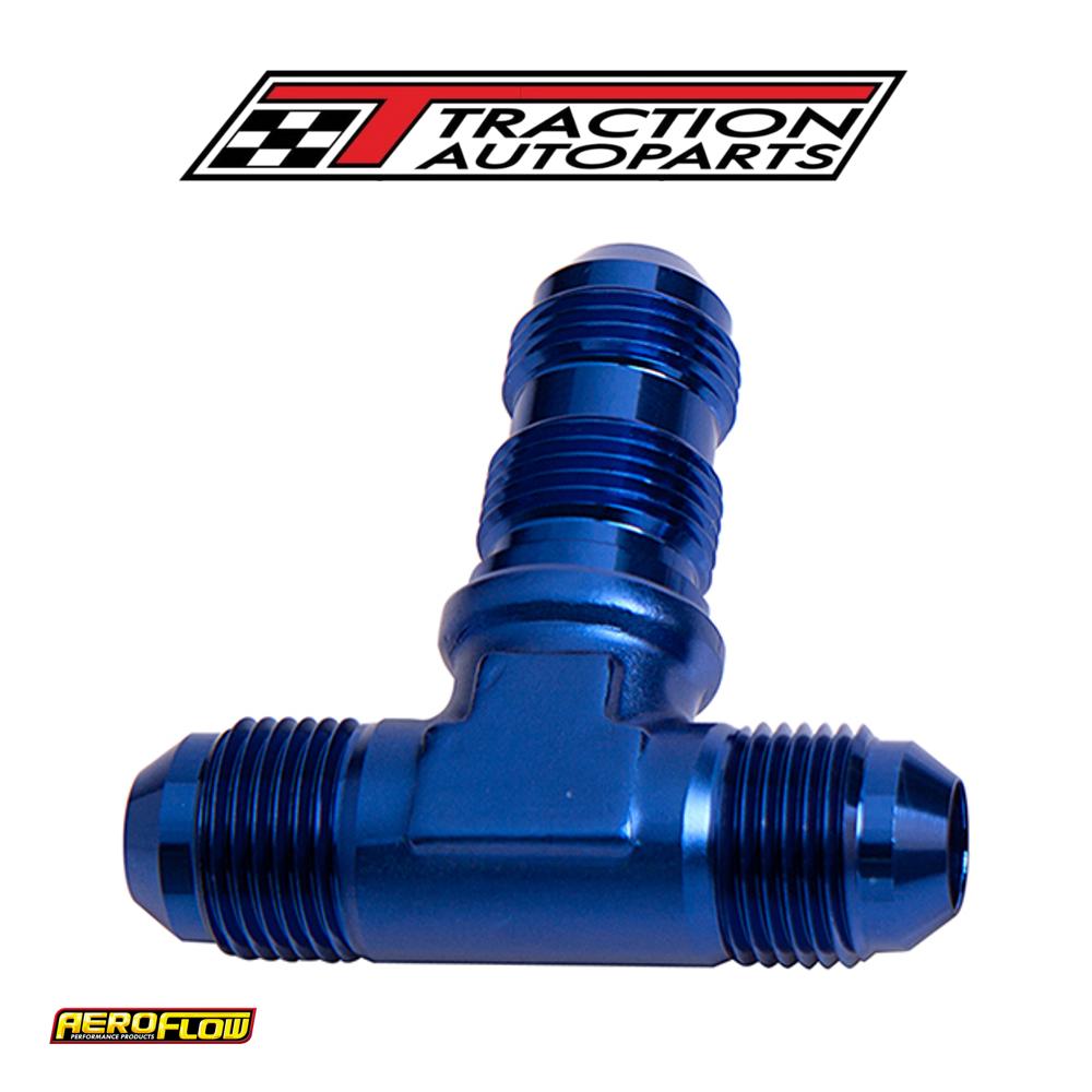 Bulkhead Tee -6 an Blue Bulkhead On Side