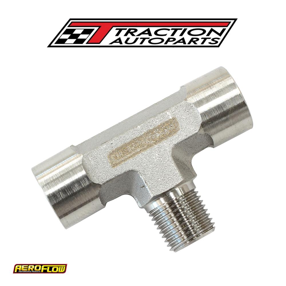 1/8" Bspt Female Tee Male Sidestainless Steel Male On Side