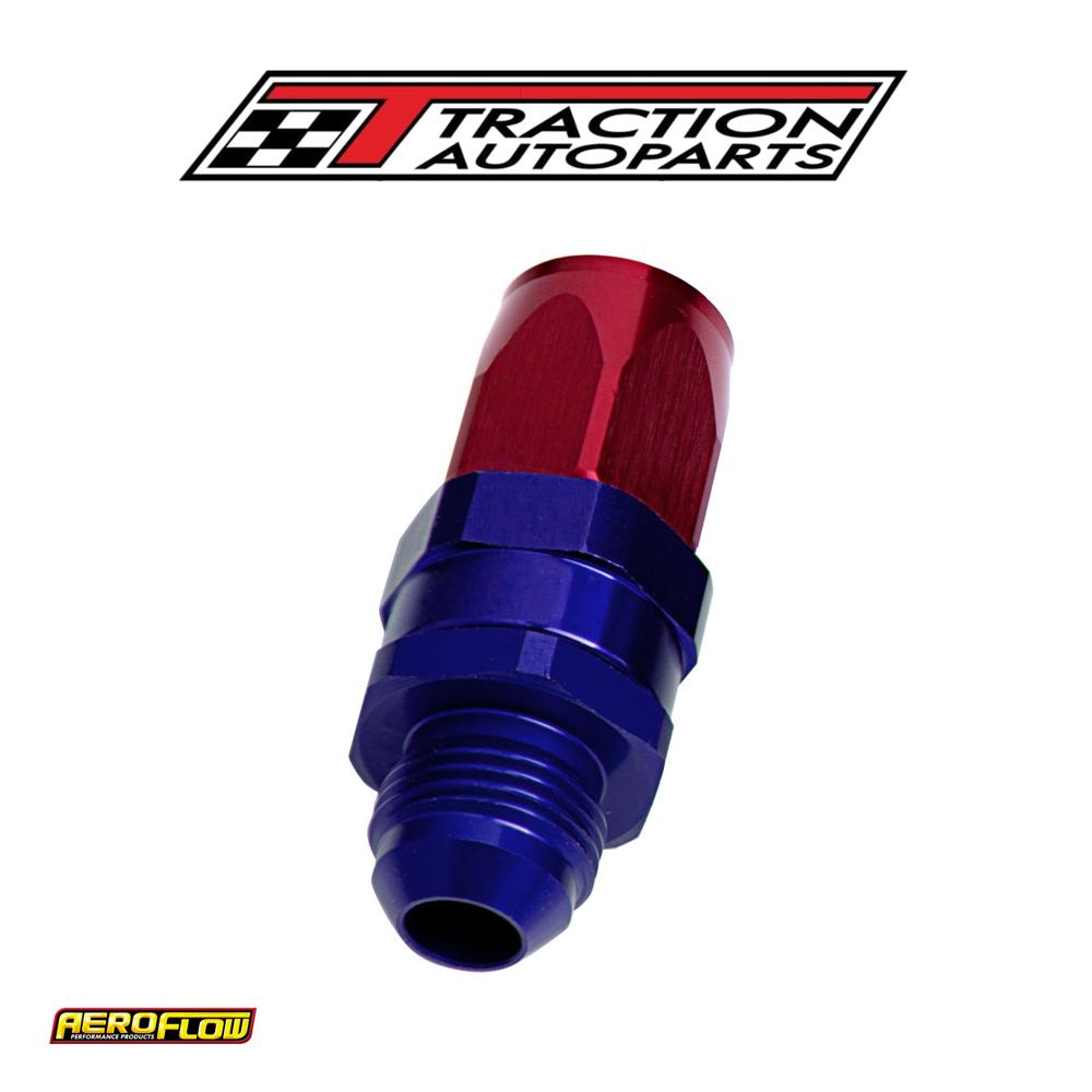 Male -6 an To -6 an Hose End Blue Straight Male Orb