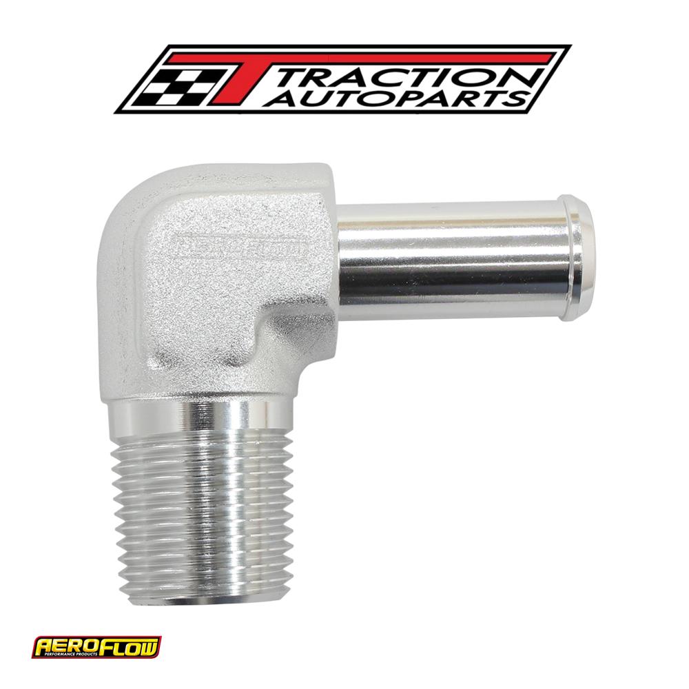 90 Deg 1/8" Npt To -4 100/450 Series Braided Hose An Size