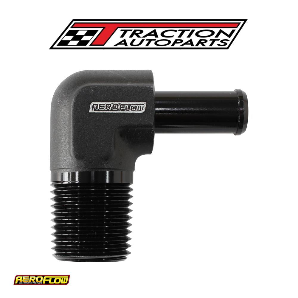 90 Deg 3/8" Npt To -6 100/450 Series Braided Hose An Size