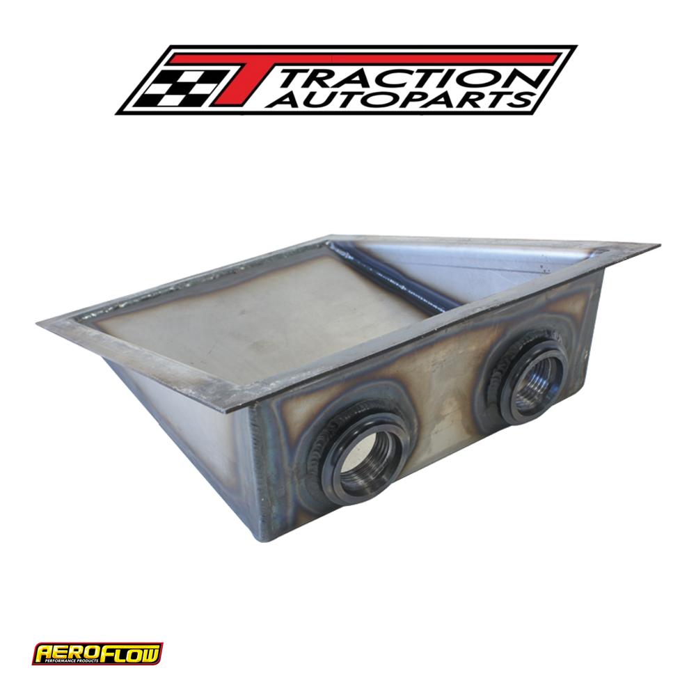 Steel Sump Extension Weld-on 2 X -12 orb Female Ports