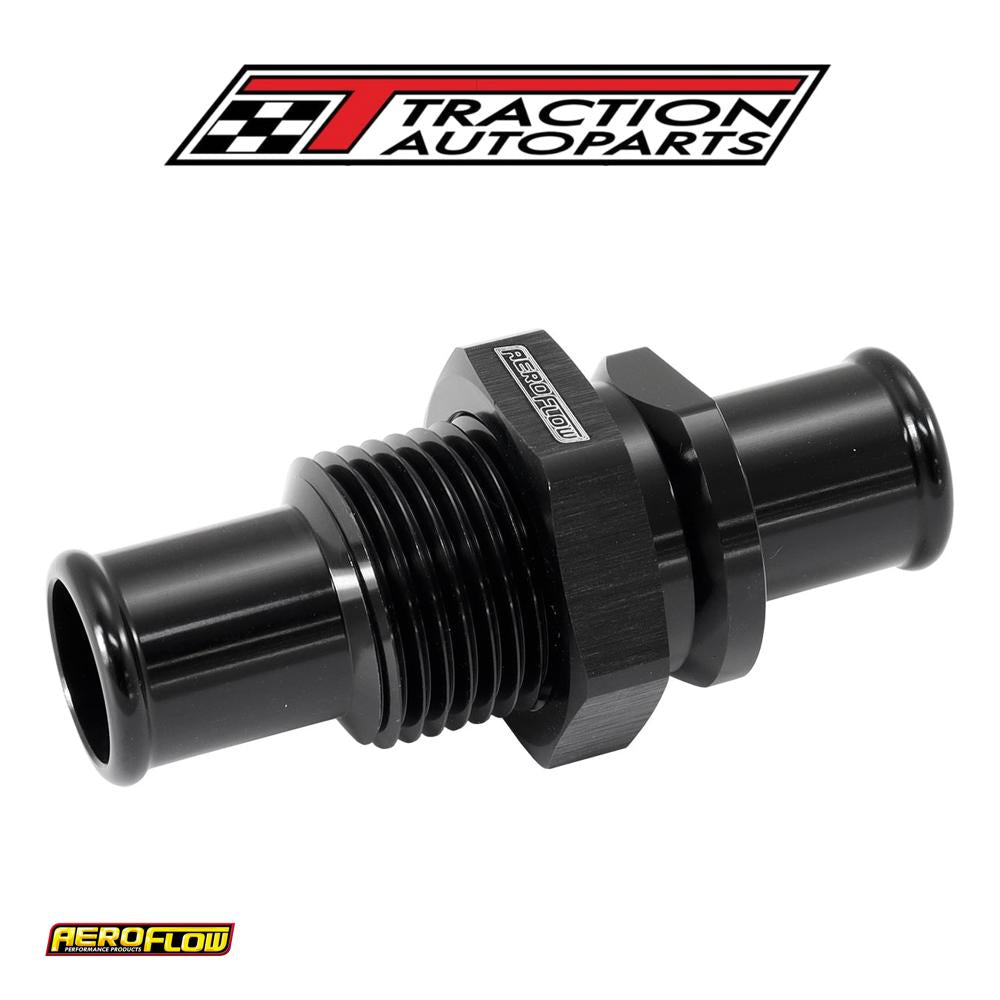 Billet Bulkhead Inserts 5/8" Barb Fitting Both Side Black