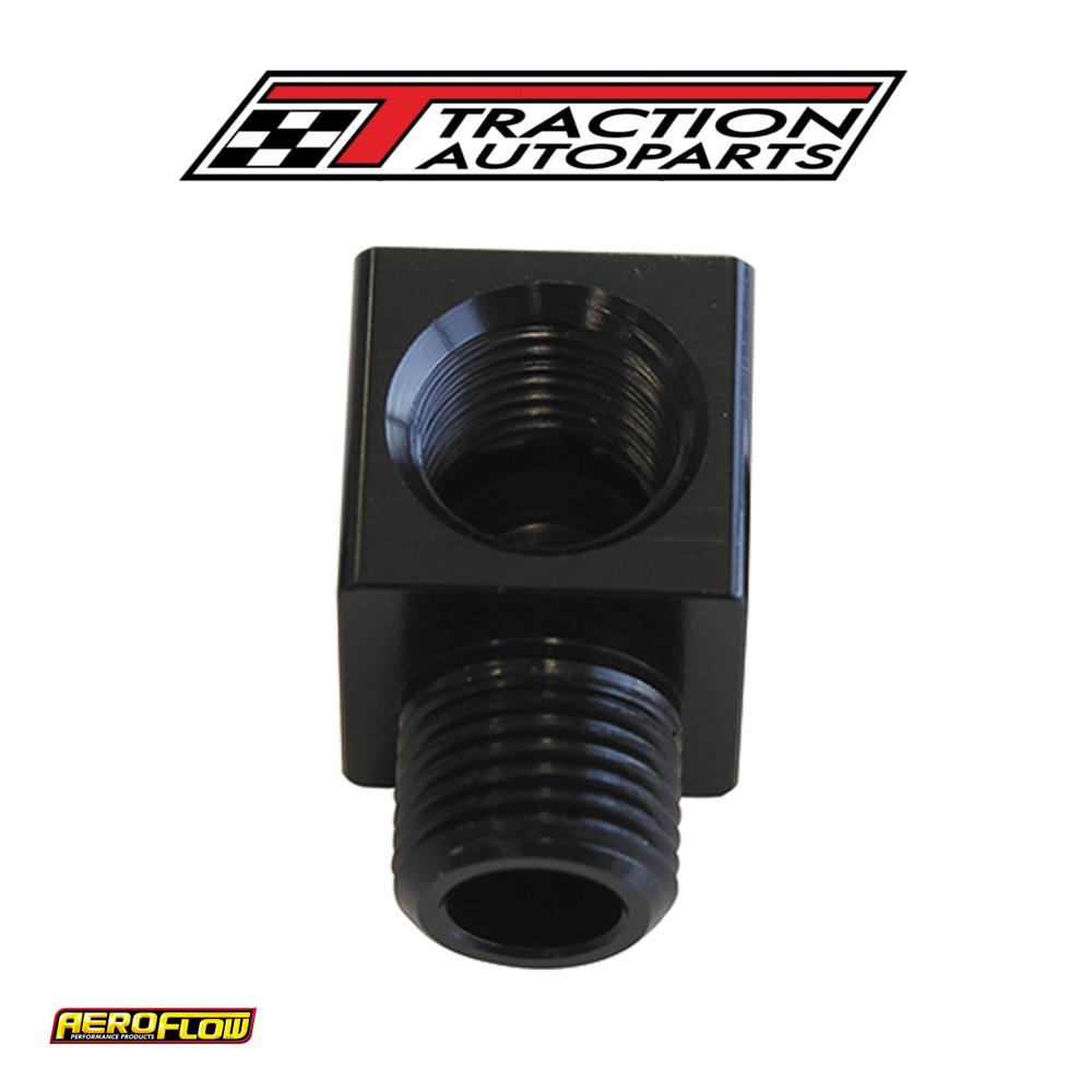 90 Deg Male To F/male 1/8" Black Adapter Tight Radius