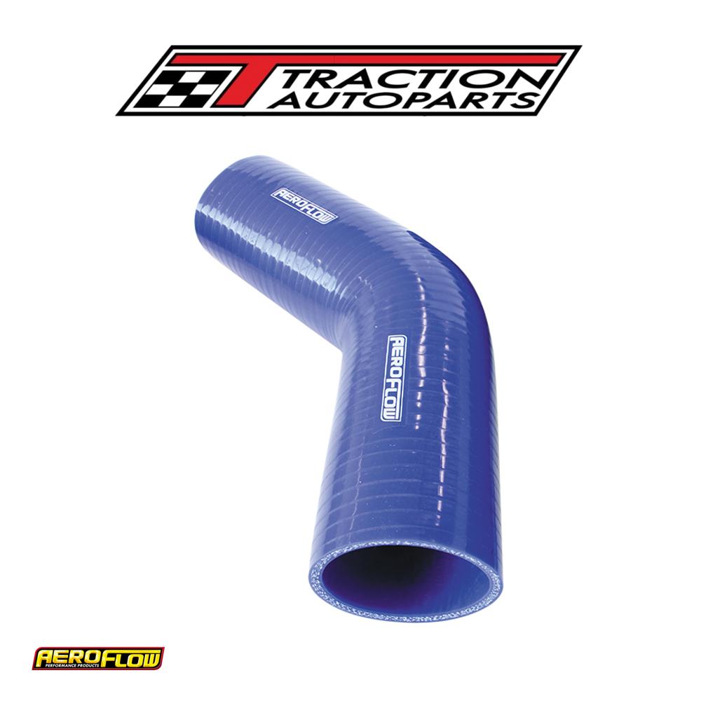 Silicone Hose 45 Deg; Blue I.d 1.25" 32 mm, Wall 4.5 mm, 145 mm Leg Af 9002-125