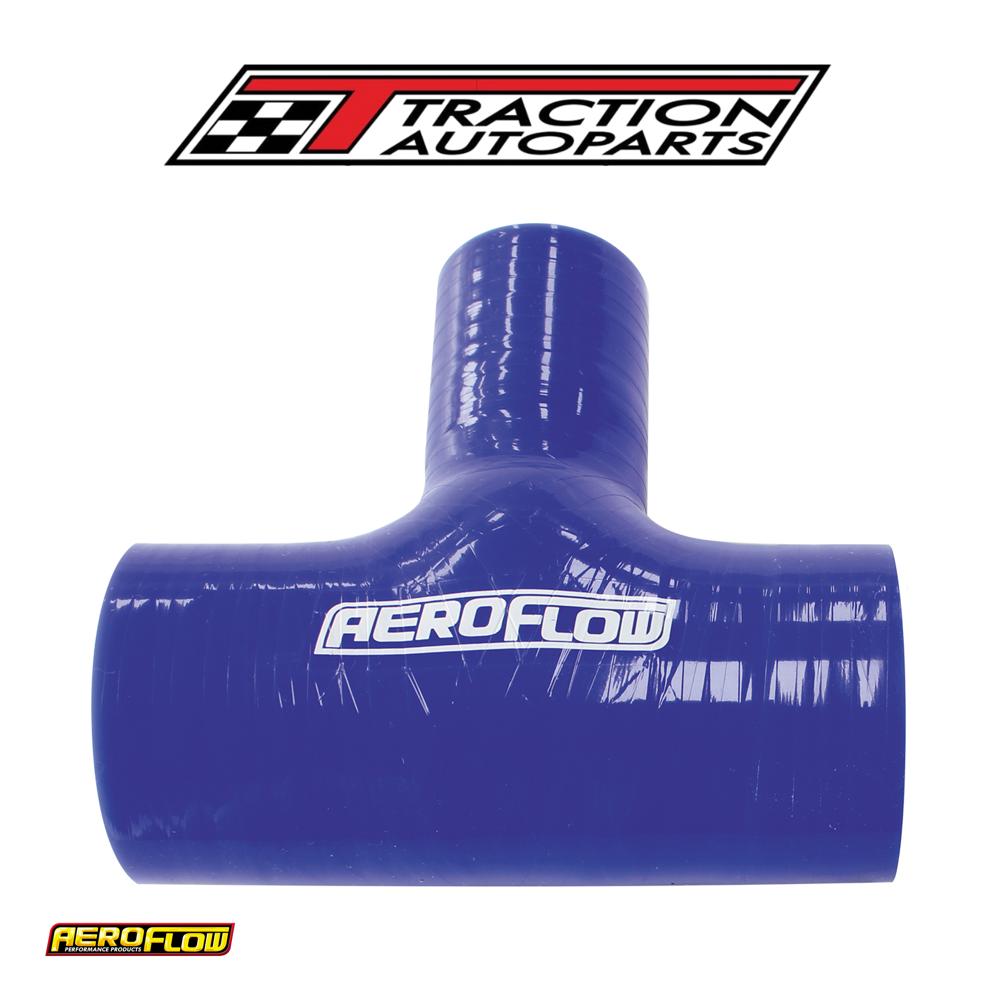 Silicone Tee Piece 2-3/4" 70 mmrun & 1-3/8" 35 mm Side, Blue 100 mm Long On Run 50 mm On Side