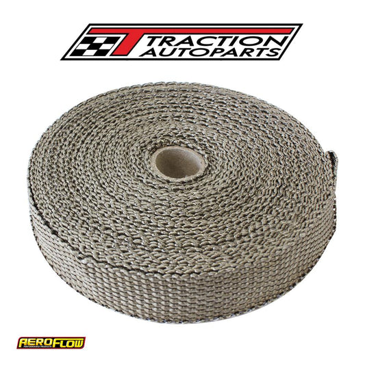 Exhaust Insulation Wrap 1"x 50 ft 50 Foot Titanium Roll