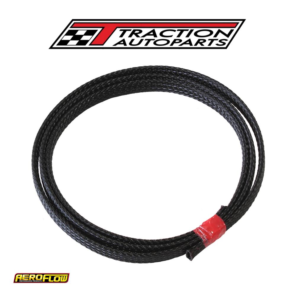 3/8" 7.6 m Heat Flex Braid Black Tight Weave High Coverag