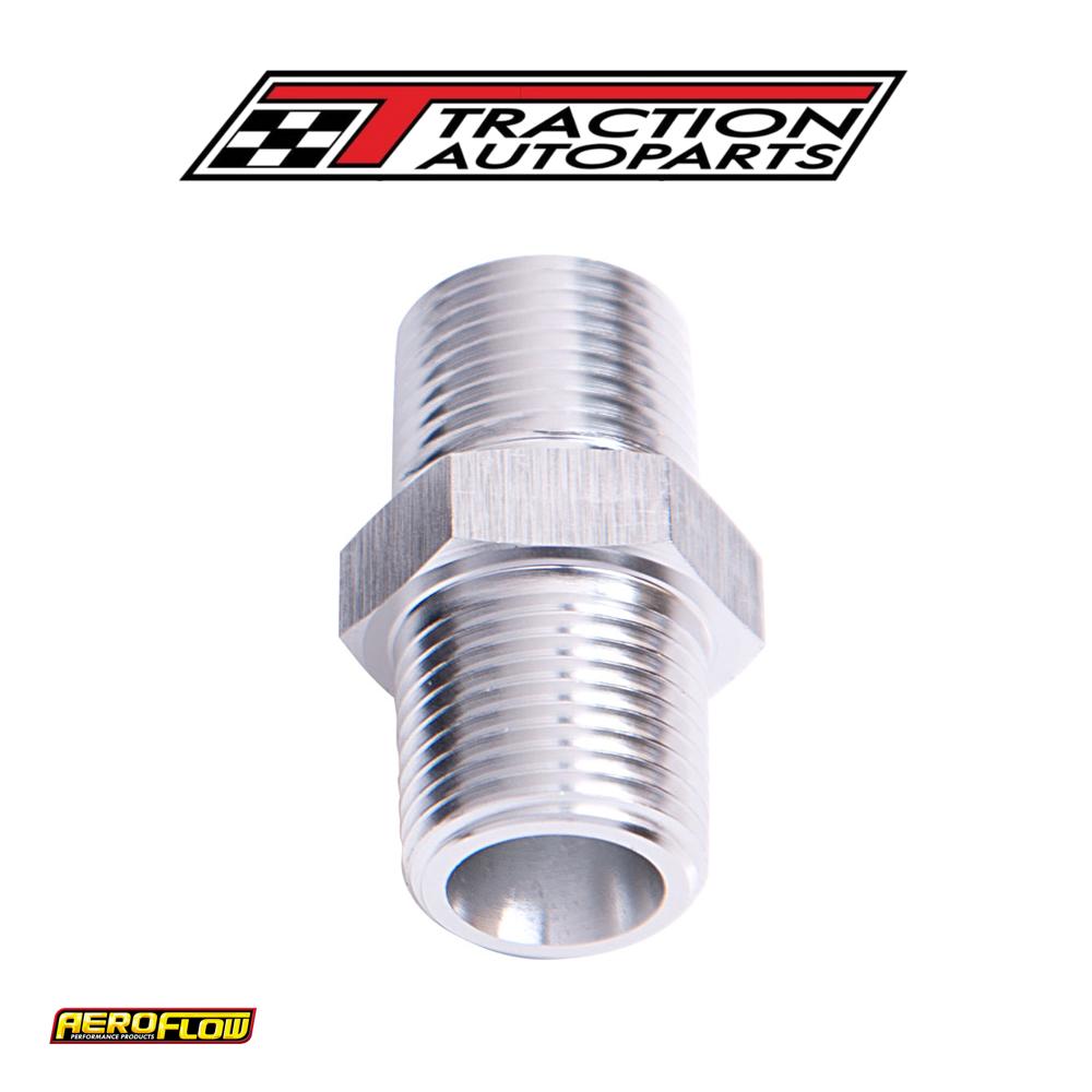 Male Coupler 3/8" Npt Silver Male To Male