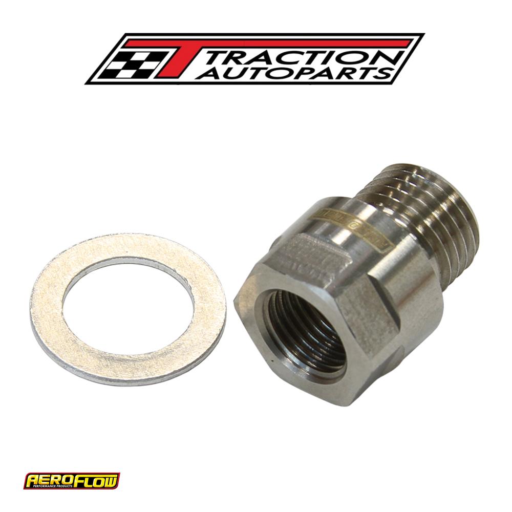 M 12 x 1.5 Pipe Reducer To F/male 1/8" Npt Stainless Steel