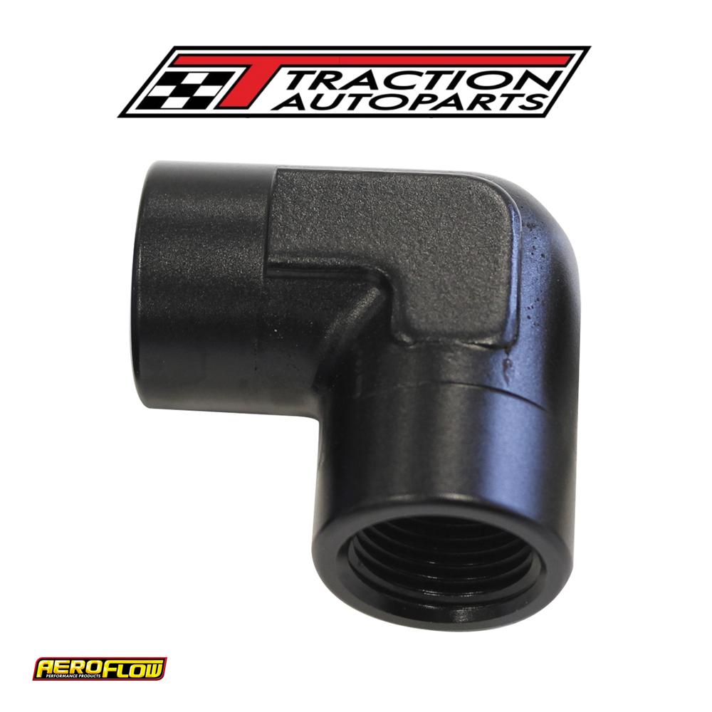 90 Deg Female - Female Elbow 3/8 Npt Black