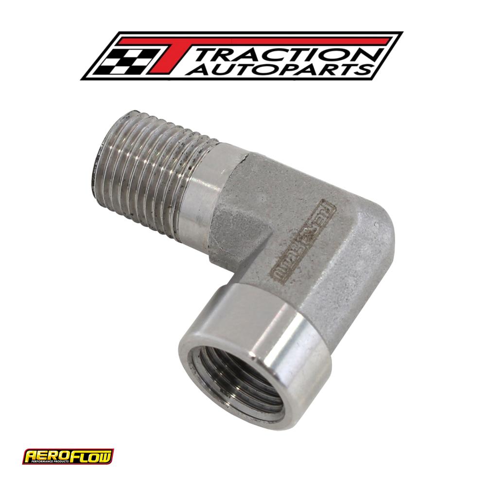 90 Deg Female - Male Elbow 1/8 npt Stainless Steel