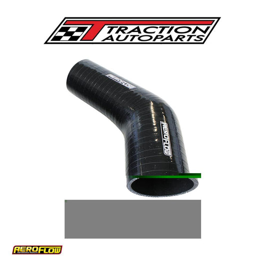 Silicone Hose Reducer 45 Deg; Black I.d .75-.70" 19-18 mm, Wall 4.5 X 140 mm 9202-075-070