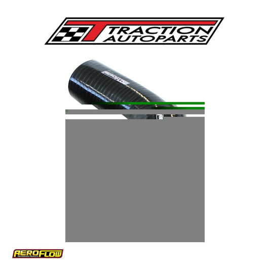 Silicone Hose 45 Deg; Black I.d 1.00" 25.4 mm, Wall 4.5 mm, 145 mm Leg Af 9202-100