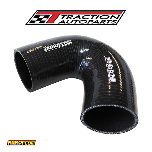 Silicone Hose 135 Deg; Black I.d 4.00" 102 mm, Wall 5.3 mm, 100 mm Leg Af 9205-400