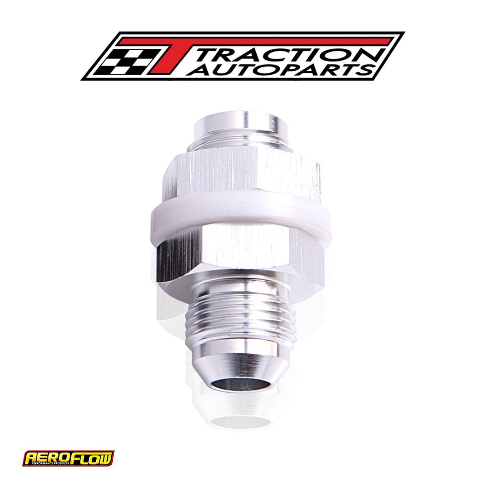 Fuel Cell Fitting -16 an Silver Fuel Cell Bulkhead Fitt