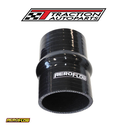 Silicone Hump Hose Str Black I.d 2.25" 57 mm, Wall 5.3 mm, 100 mm Long Af 9211-225