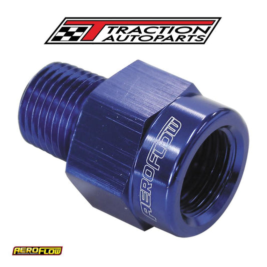 1/8" Bspt Male To 1/8" Npt Female Blue