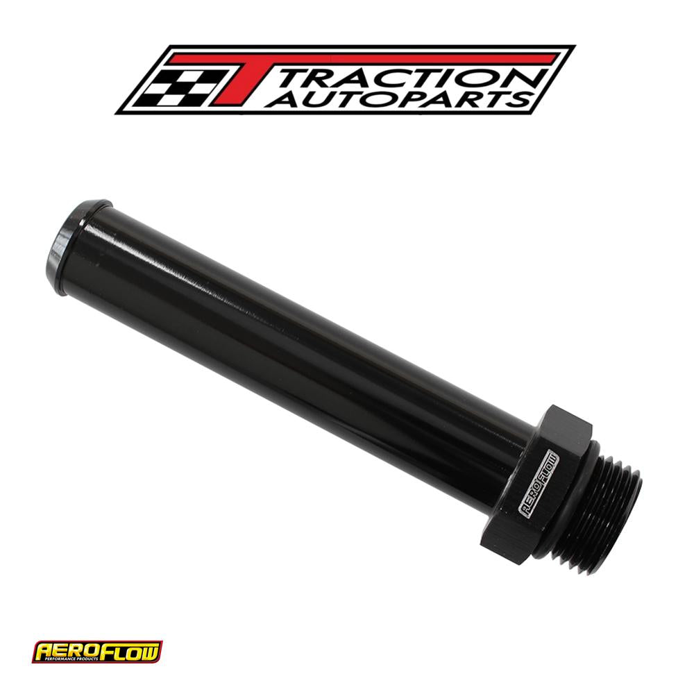 -8 orb To 22 mm Barb Turbo Drainextension Black 100 mm Oal