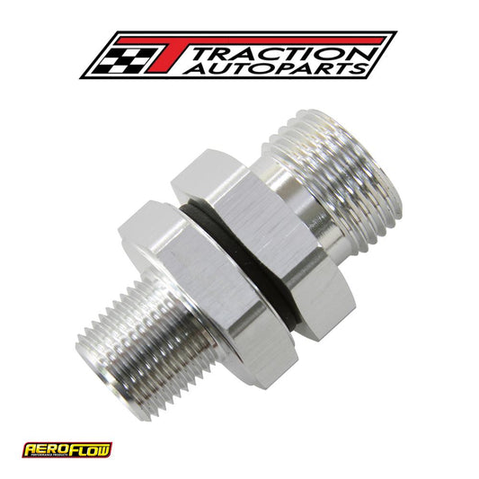 -10 Orb To 3/8" Npt Coupler Silver -10 Orb To 3/8"