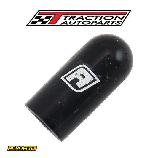 Silicone Heater 5/16" 8 mm Cap Black Block Off Plug Single