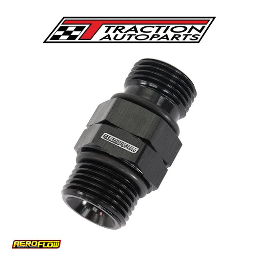 -8 Orb Swivel Male To Male Black