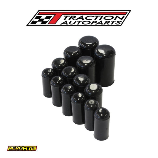 Vaccum Blank Off Plug Metric Black 16 Silicone Cap Block