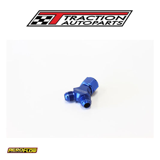 Y Piece -10 Swivel Nut 2 x -8 anblue