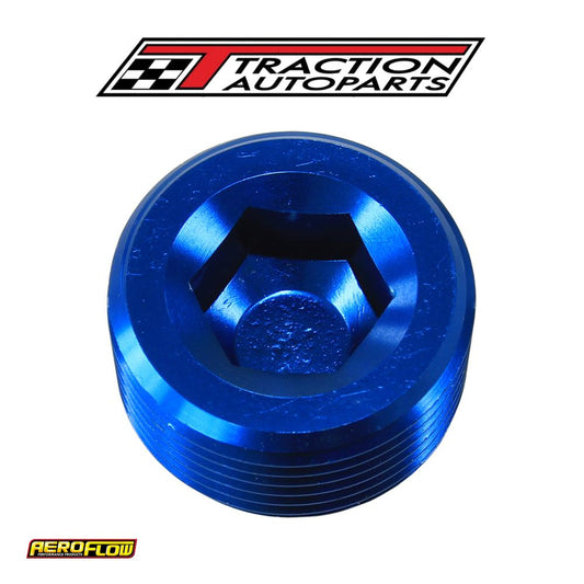 Npt Plug 1/4" Blue 1/4" Npt