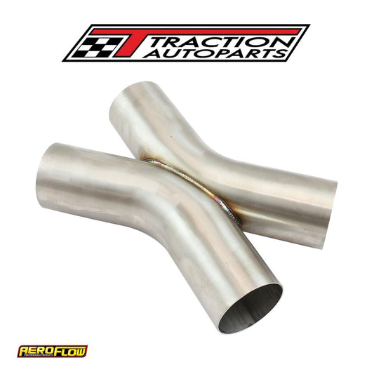 3" O.d Exhaust X Pipe 45 Deg Bends 304 Stainless Steel